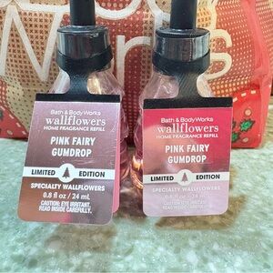 2 Limited Edition Bath & Body Works Pink Fairy Gumdrop Wallflowers